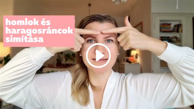 Homlok és haragosráncok simítása